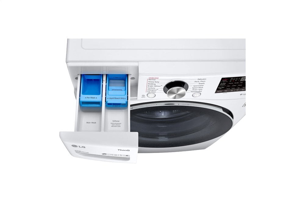 Lg WM4200HWA 5.0 Cu. Ft. Mega Capacity Smart Wi-Fi Enabled Front Load Washer With Turbowash™ 360(Degree) And Built-In Intelligence