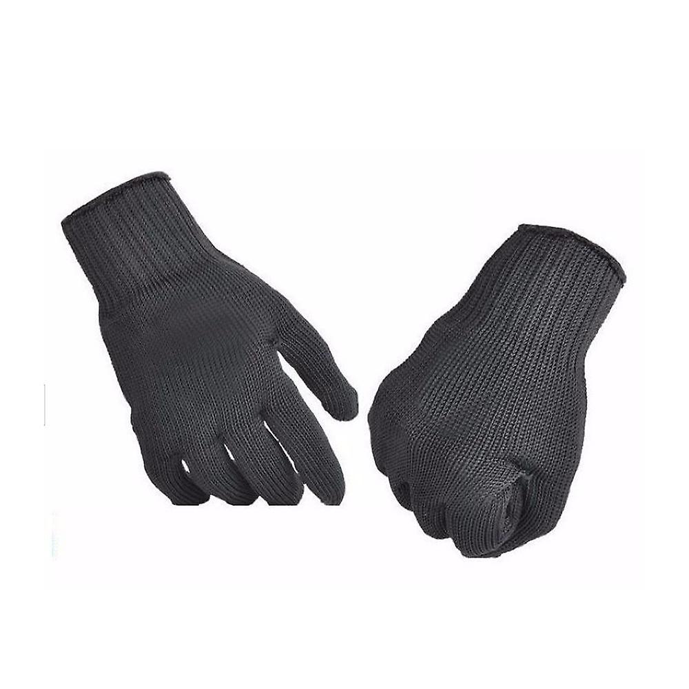 Cut Resistant Gloves Cut Resistant Work Gloves Level 5 Protection Wear Resistant For Meat Cutting/metal Processing/gardening/wood Carving/pruning Blac