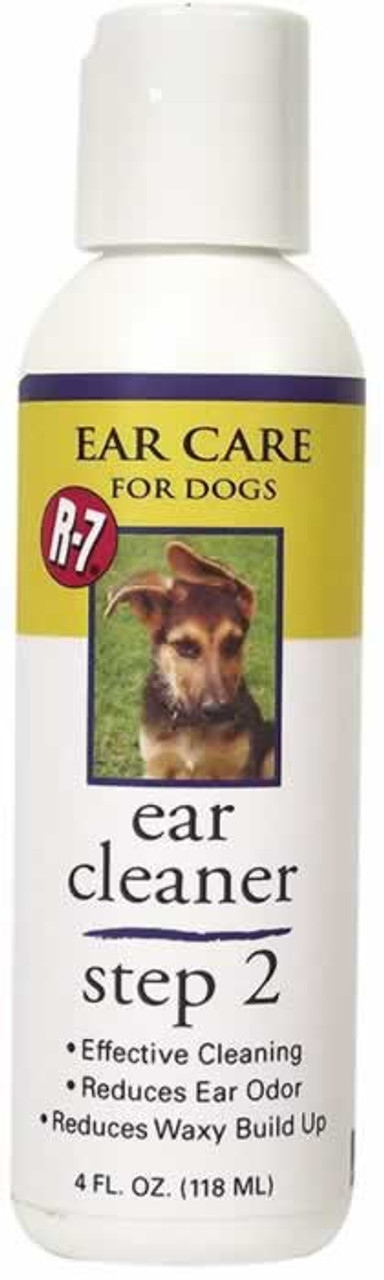 R-7 Natural Ear Cleaner for Dogs and Cats 4 oz 1