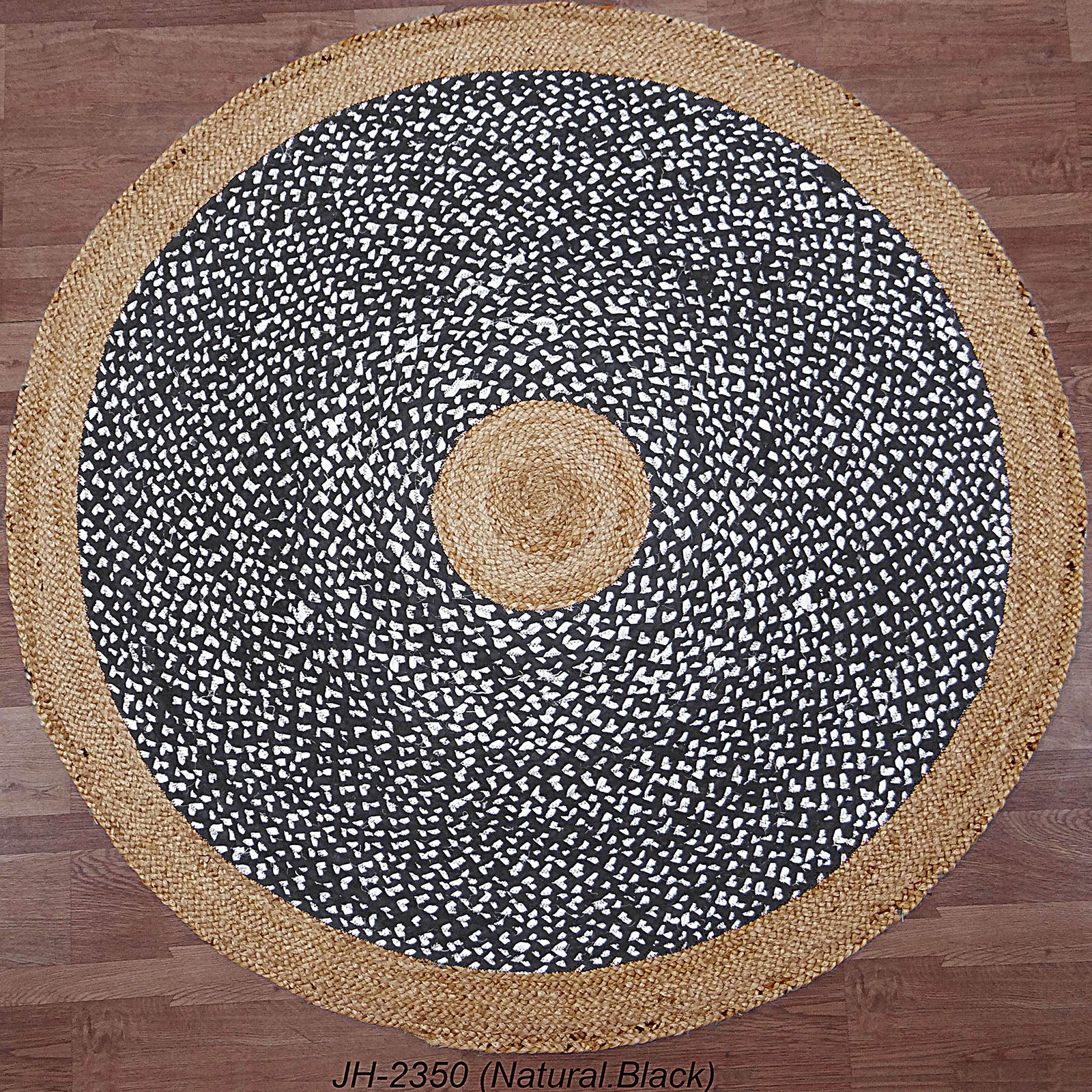 D150 Cm Braided Round Handmade Wool Rug Jh-2350-L