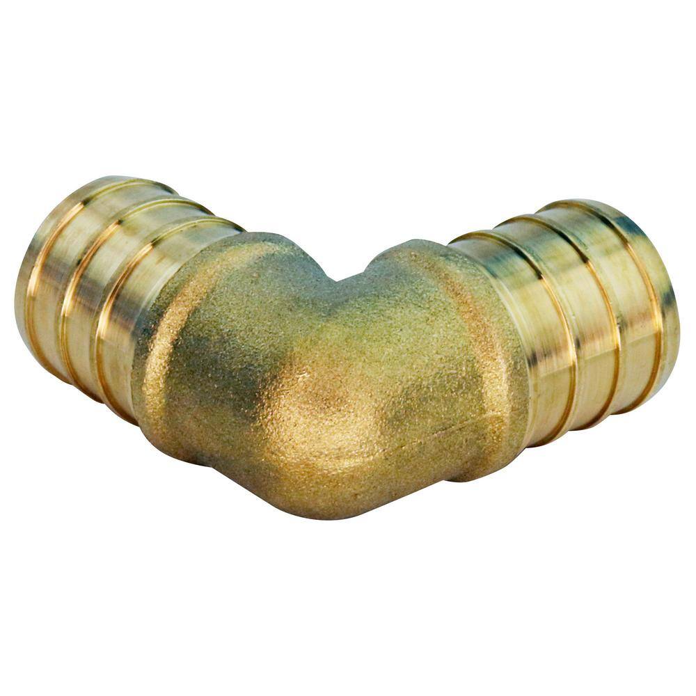 Apollo 34 in. Brass PEX-B Barb 90 Elbow Pro Pack (25-Pack) APXE3425JR