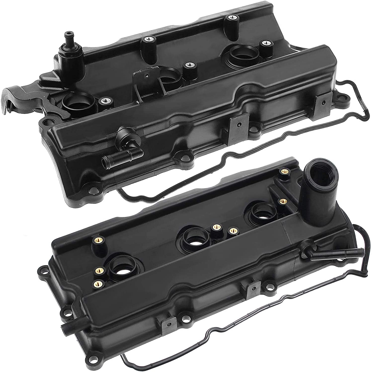 A-Premium Engine Valve Cover Left Right Side Compatible with Nissan 350Z 2003-2009 Infiniti FX35 G35 2003-2008 M35 2006-2010 3.5L