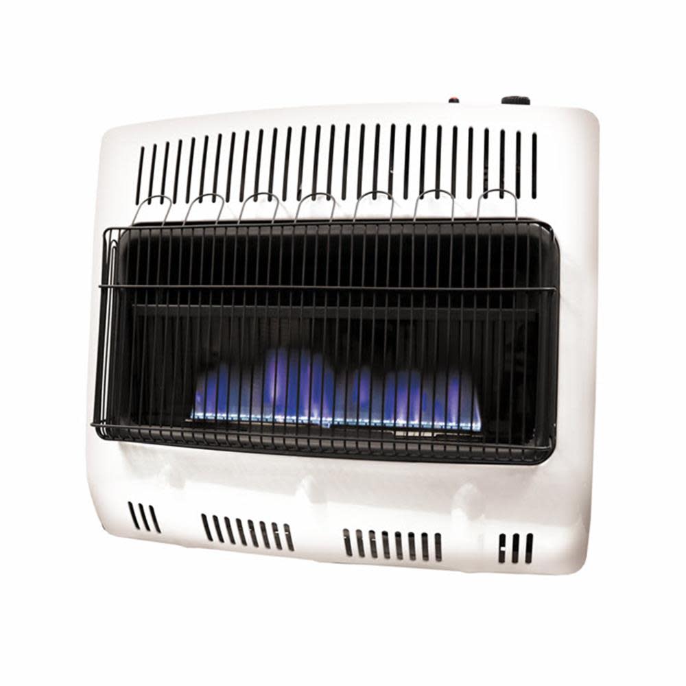 30，000 BTU Vent Free Blue Flame Dual Fuel Heater ;