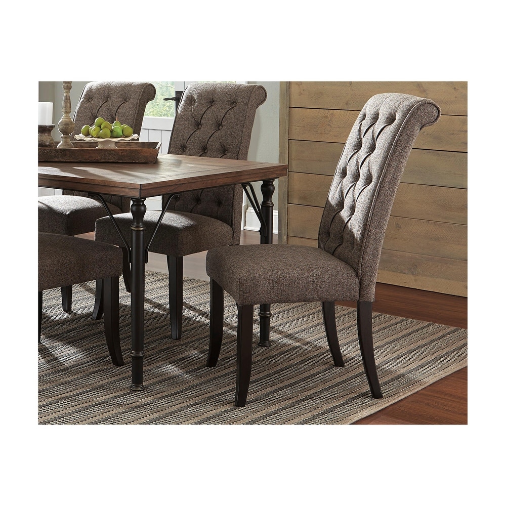 Signature Design By Ashley Tripton Tufted Dining Chair Set of 2