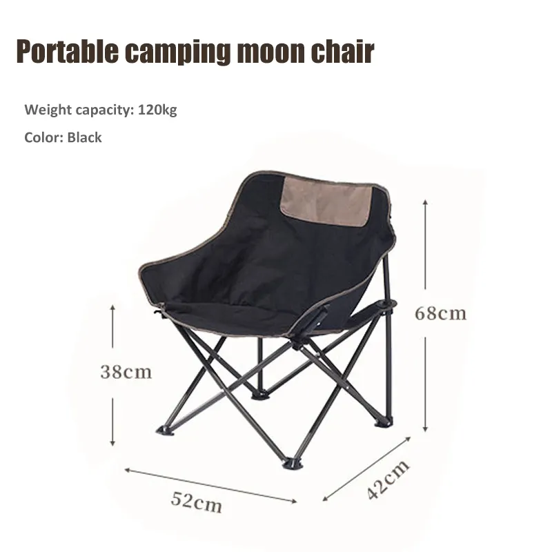 Portable Adults Outdoor Beach Chair Ultralight Folding Hiking Camping Backpacking Compact Chairs With Storage Bag