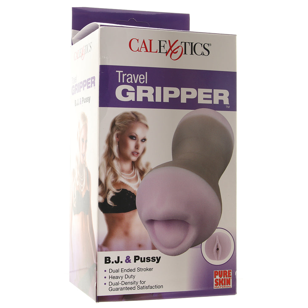 Travel Gripper BJ & Pussy Masturbator