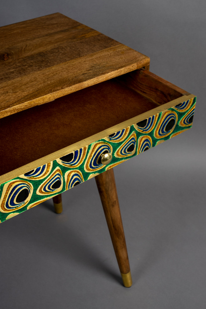 Mango Wood Console Table  Dutchbone Meena   Midcentury   Console Tables   by Oroa   Distinctive Furniture  Houzz