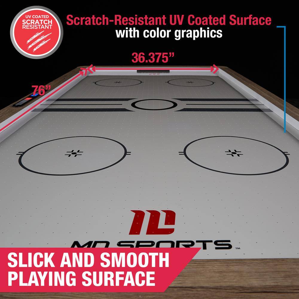 MD Sports Hinsdale 84 in. Air Powered Hockey Table AH084Y19035