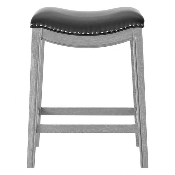 Grover Faux Leather Upholstered Counter Stool