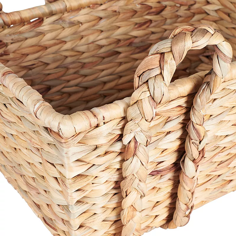 Household Essentials Large Rectangular Floor Basket