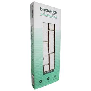 Old Mill Brick 28 in. x 10.5 in. x .625 in. Brickwebb Cascade Thin Brick Sheets (Box of 4-Sheets) BW-370060CS