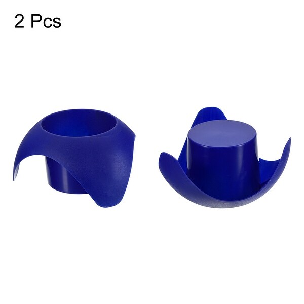 2pcs Beach Sand Coasters， Drink Cup Holder Beach Accessories Dark Blue - Dark Blue