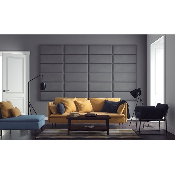 Vant Upholstered Wall Panels (Headboards) Sets of 4， Micro Suede - - 12063235