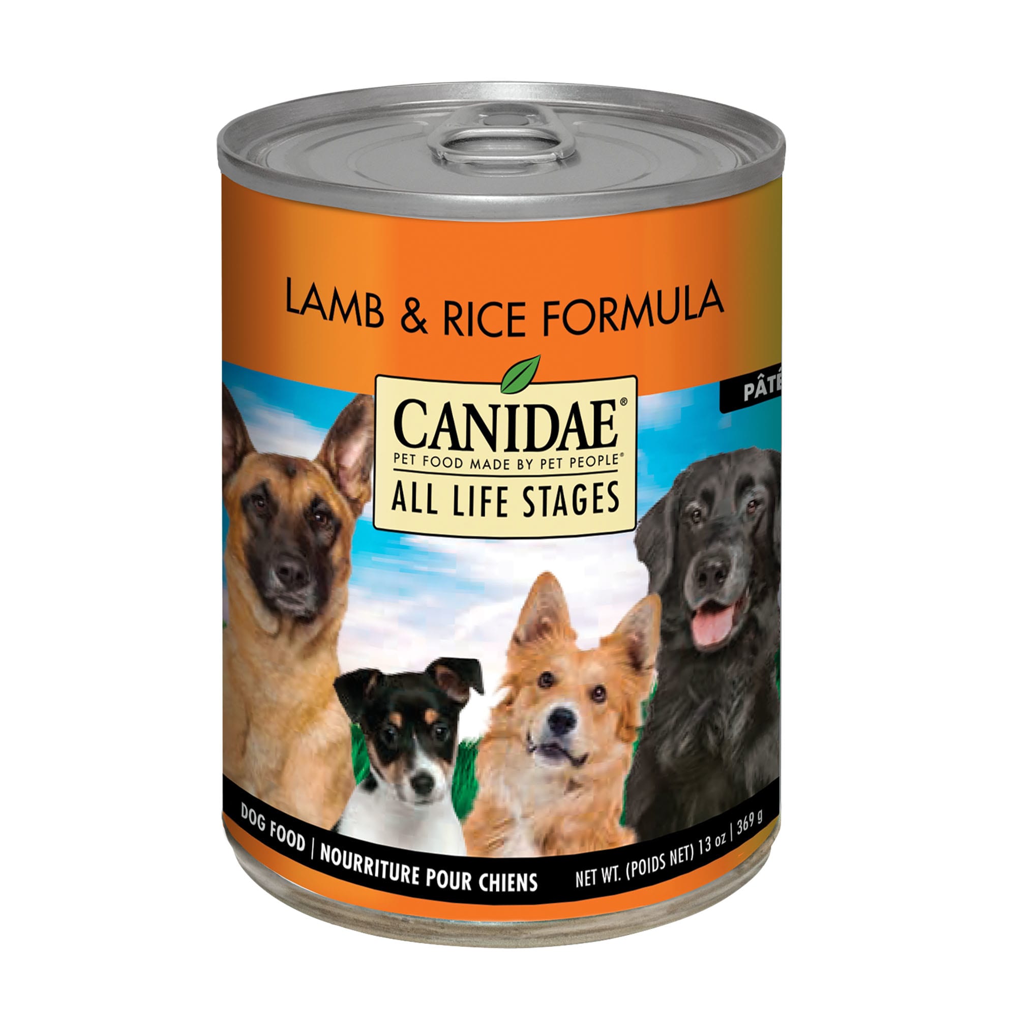 CANIDAE All Life Stages Lamb  Rice Wet Dog Food， 13 oz.， Case of 12