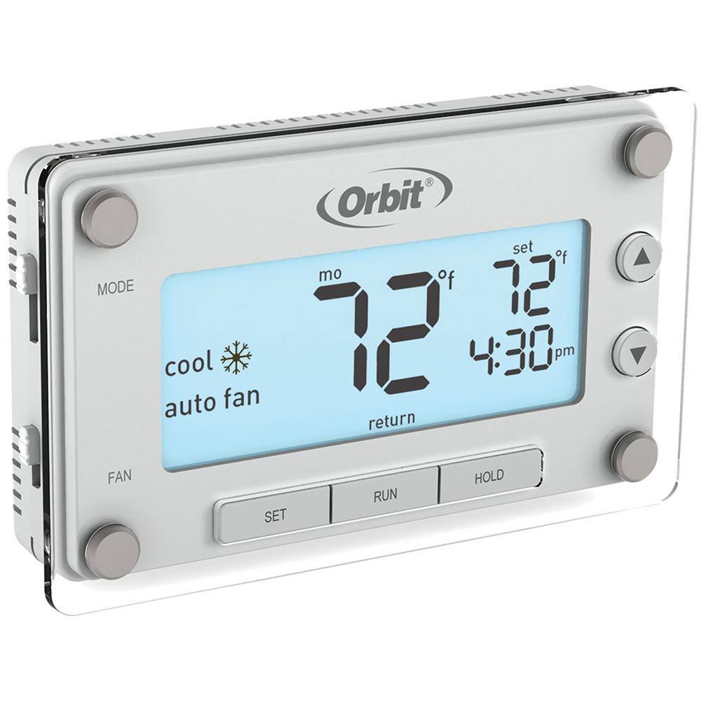 Orbit Clear Comfort Programmable Thermostat with Large Easy-to-Read Display 83521