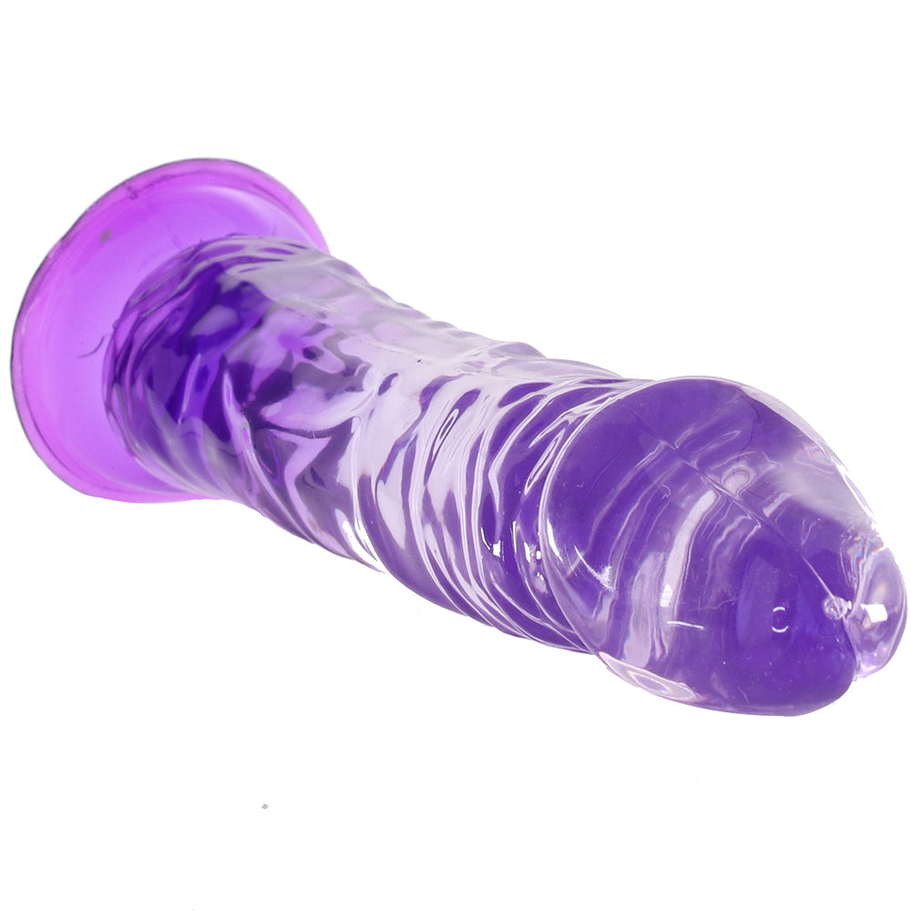 King Cock 8 Inch Dildo in Purple