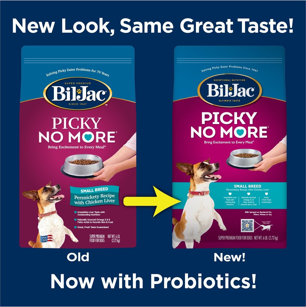 Bil-Jac Picky No More Small Breed Chicken Liver Recipe Dry Dog Food