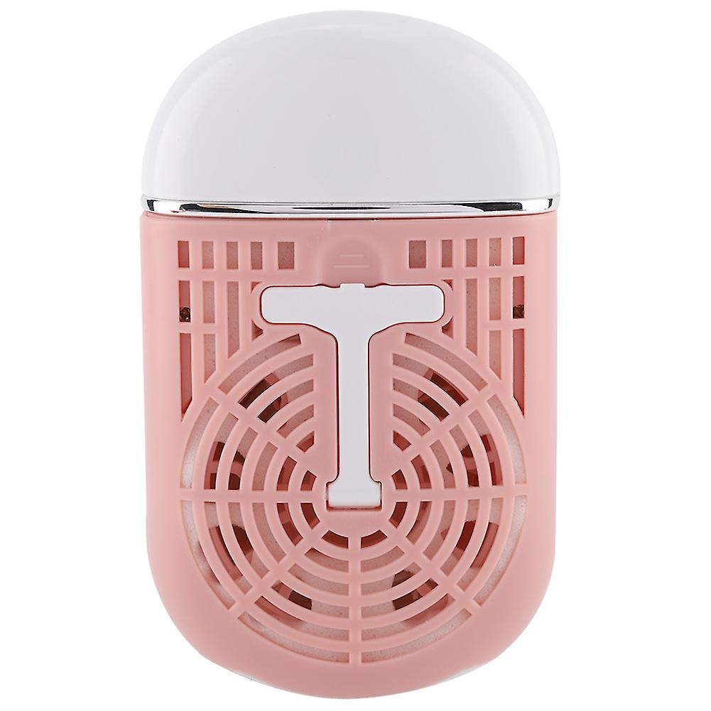 Portable Handheld Usb Mini Fan Rechargeable Bladeless Air Conditioning Cooling Eyelash Fan Pink