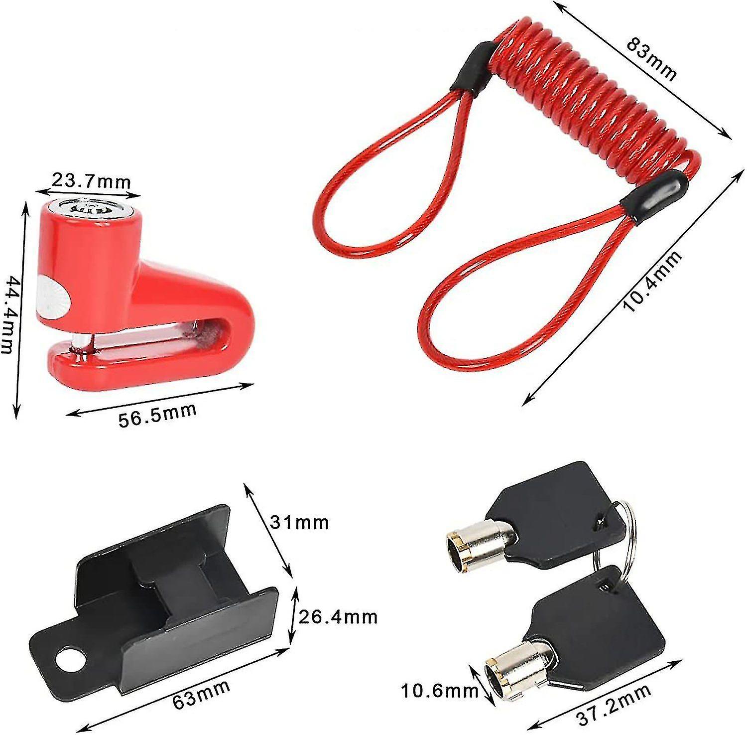 Disc Brake Lock， Anti-theft Steel Disc Brake Lock