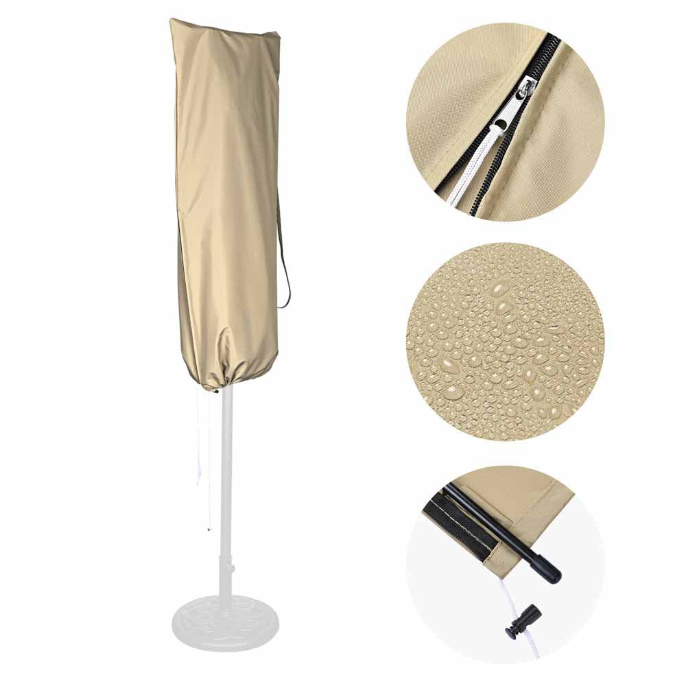 Yescom Patio Outdoor Umbrella Cover 15ft with Zipper & Rod