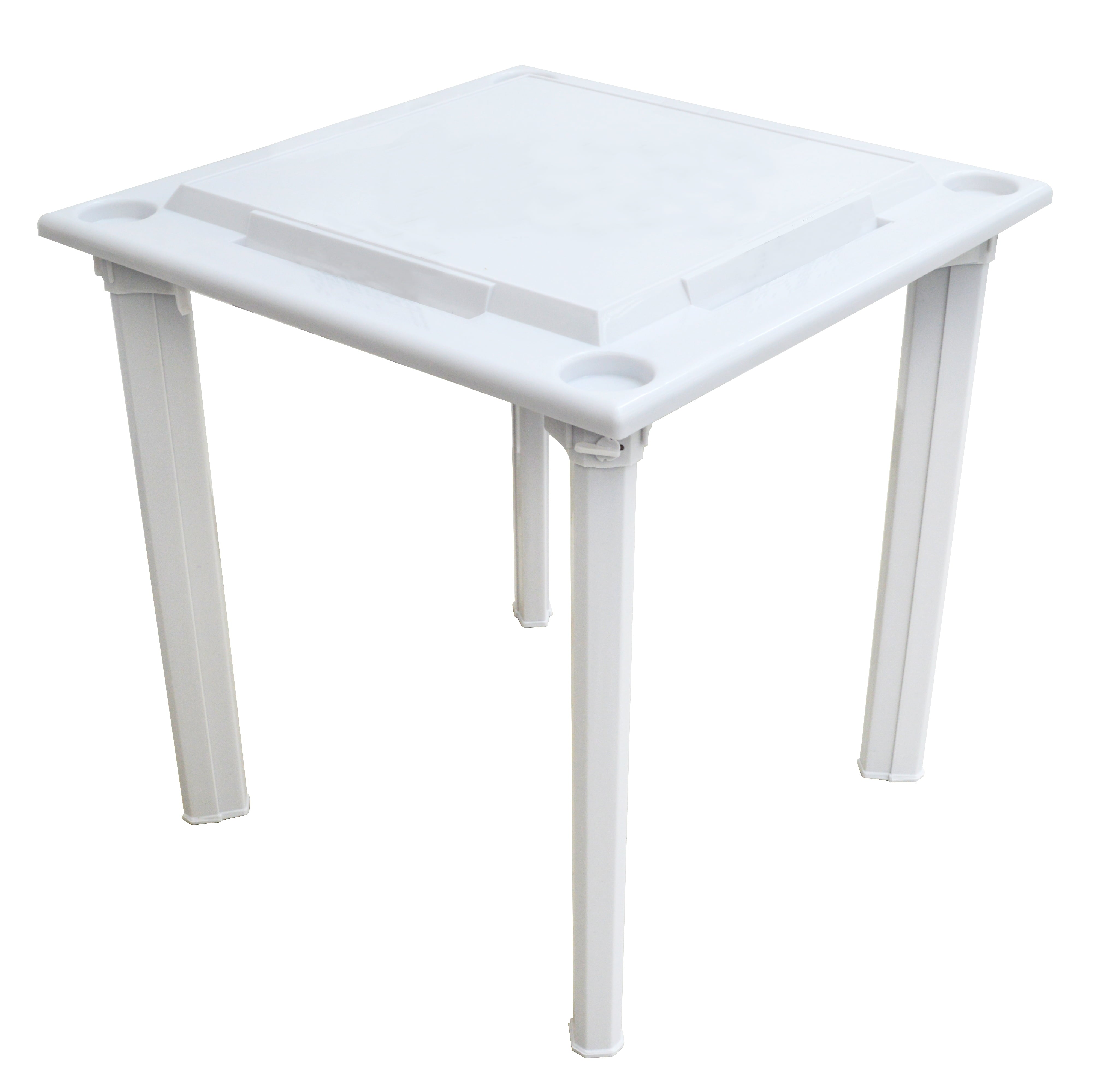 Bene Casa Game Table with Tile Racks & Drink Holders