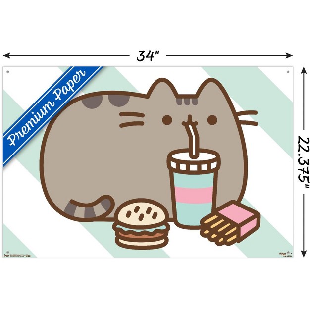 Trends International Pusheen Food Unframed Wall Poster Prints