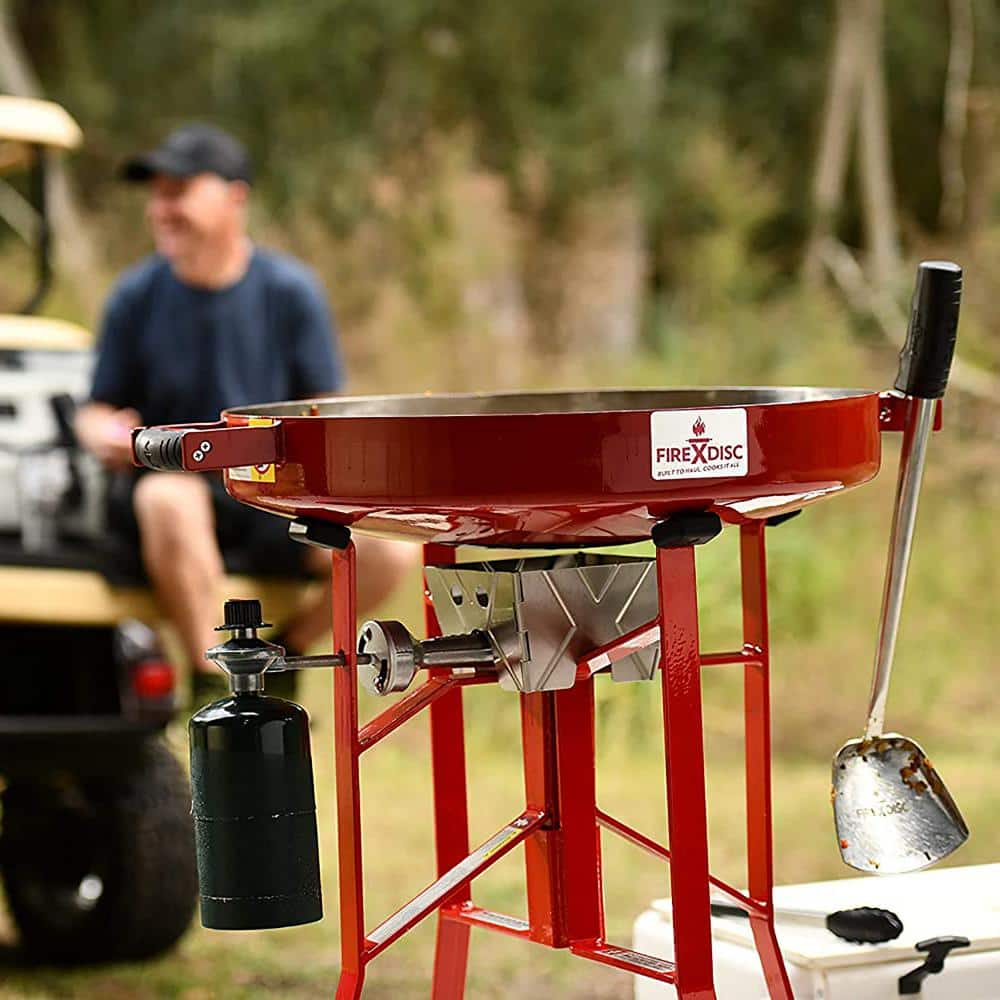 24 in. Portable Propane Cooker Grill in Red TCGFDM22HRR