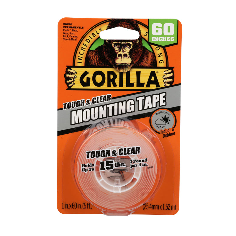 GORILLA MOUNTG TAPE CLR