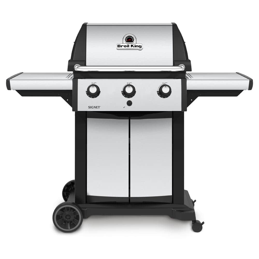 Broil King Signet 320 3-Burner Propane Gas Grill in Stainless Steel 946854