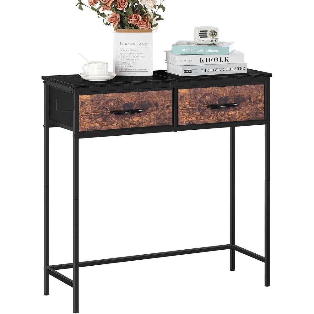 Small Console Table with 2 Drawers