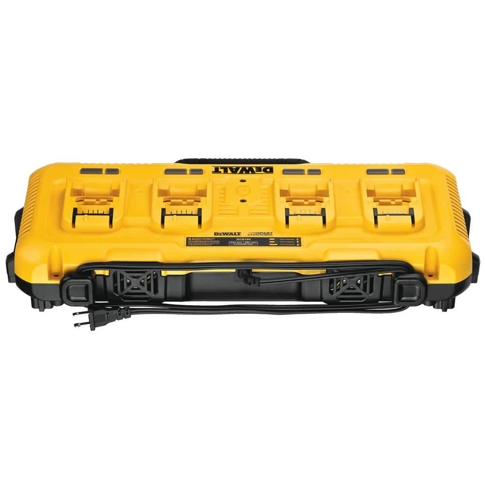 DEWALT 12V/20V/60V MAX 4-Port Lithium-Ion Battery Charger DCB104