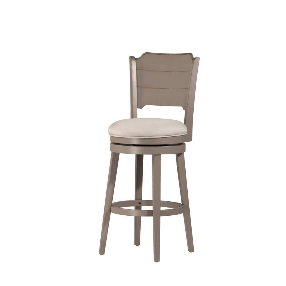 Hillsdale Furniture Clarion Distressed Gray Swivel Bar Stool 4541-830