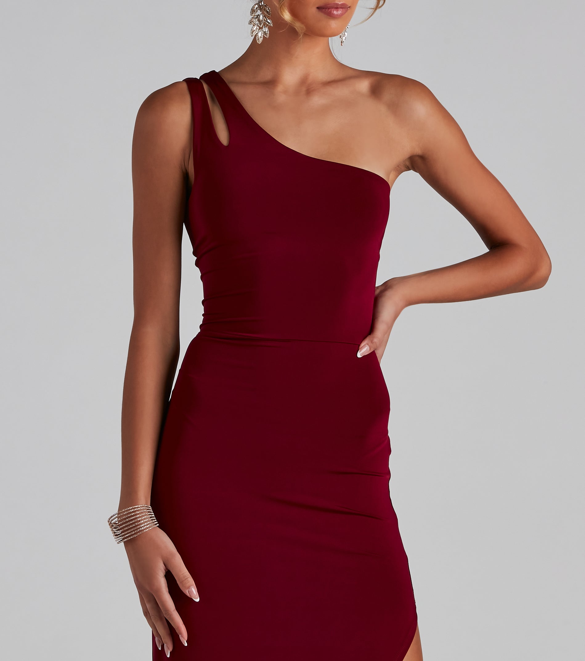 Koami Formal One Shoulder Dress