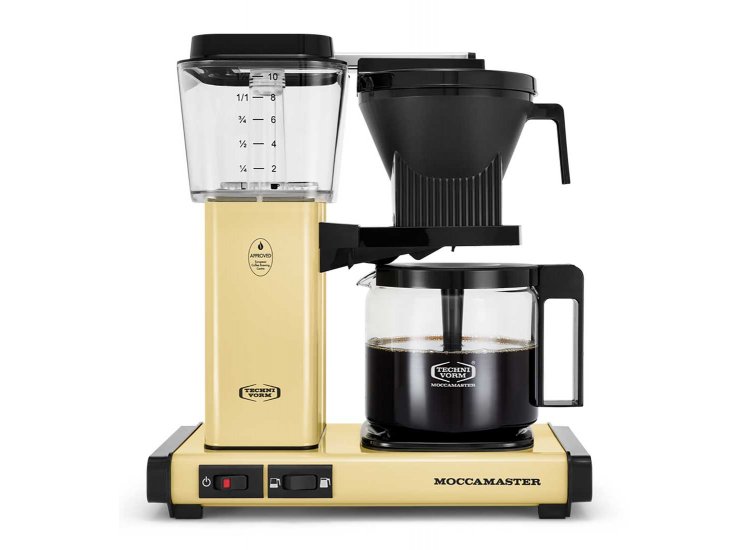 Technivorm Moccamaster KBGV Select 10-Cup Butter Yellow Coffee Maker