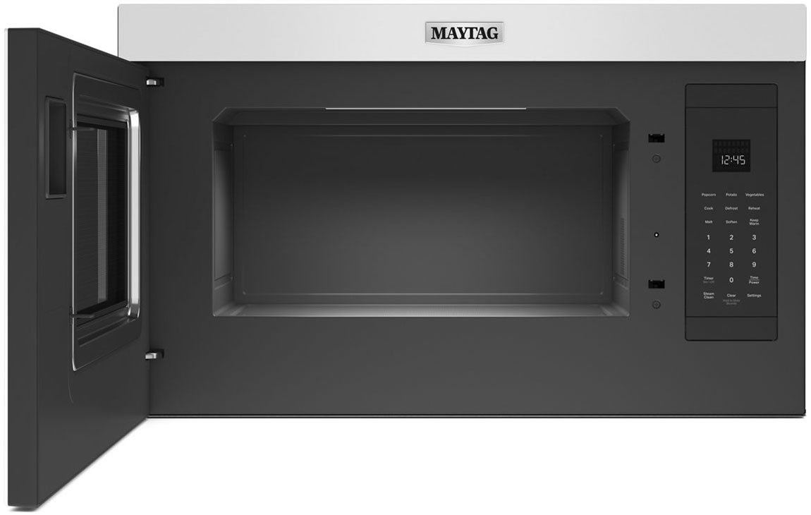 Maytag 1.1 Cu. Ft. White Over-The-Range Flush Built-In Microwave