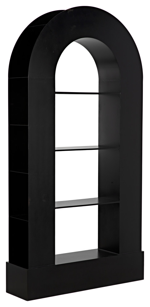 Triumph Bookcase  Black Steel   Industrial   Bookcases   by Noir  Houzz