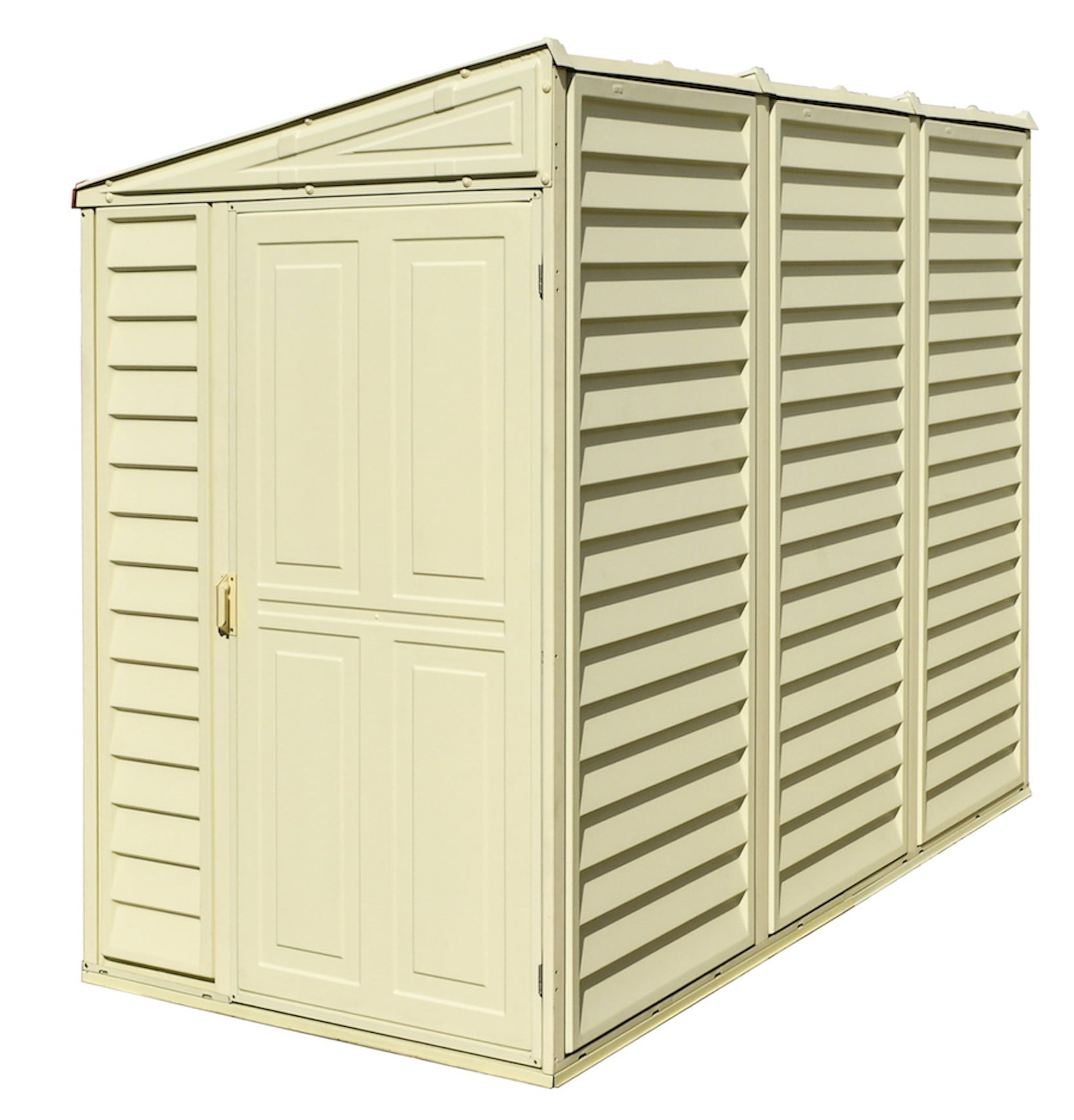 Duramax Building Products SideMate 4 ft. W x 8 ft. D Plastic Lean-To Storage Shed Vinyl