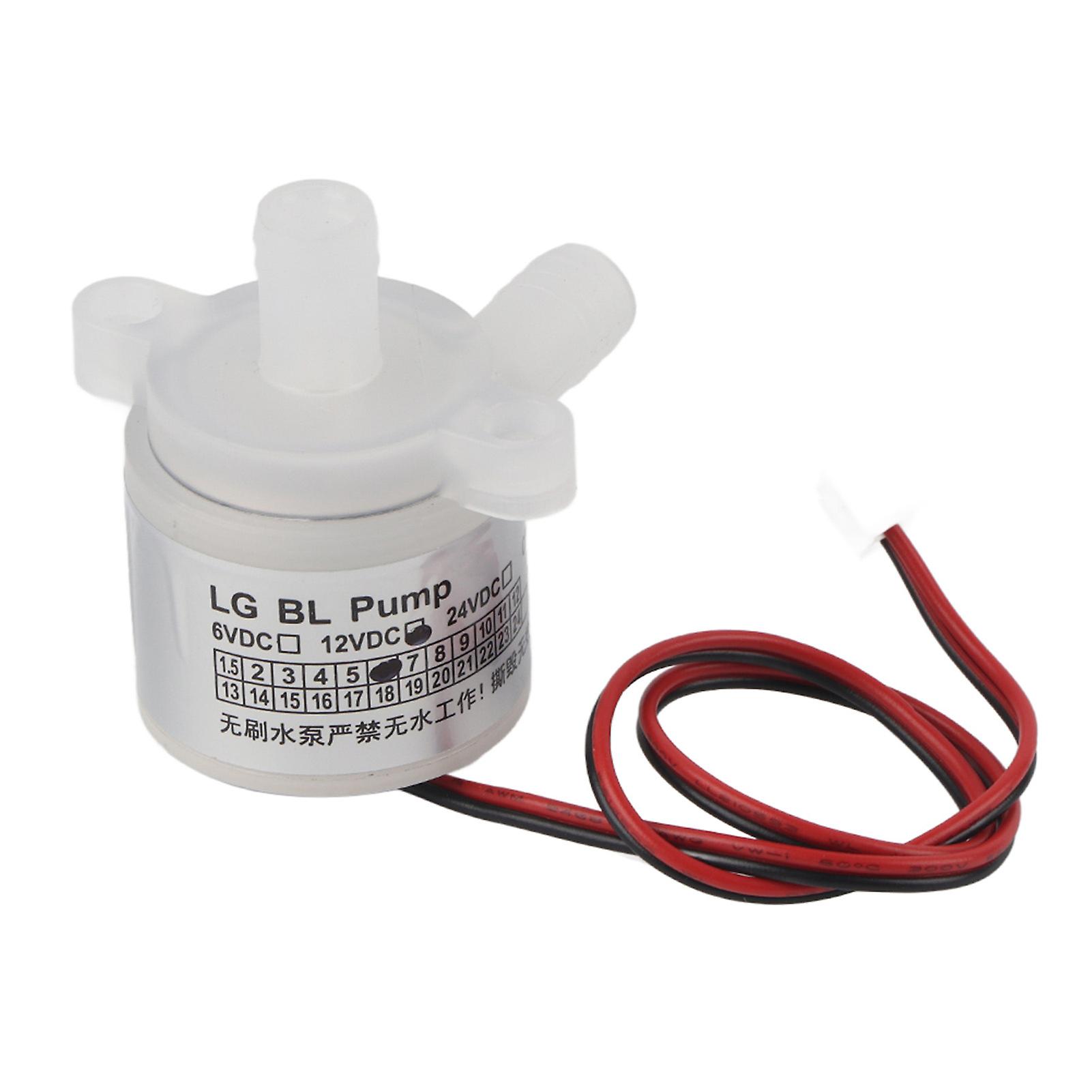 1 Pcs White Mini Food Grade Brushless Water Pump 12v Dc 6w For Medical Instruments