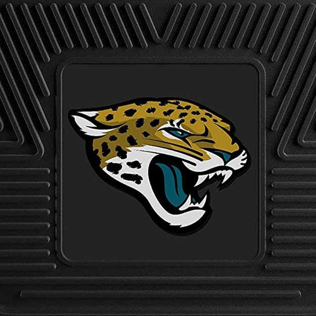 Fanmats 27 X 17 Inch Universal Fit All Weather Protection Vinyl Front Row Floor Mat 2 Piece Set For Cars Trucks And Suvs Jacksonville Jaguars