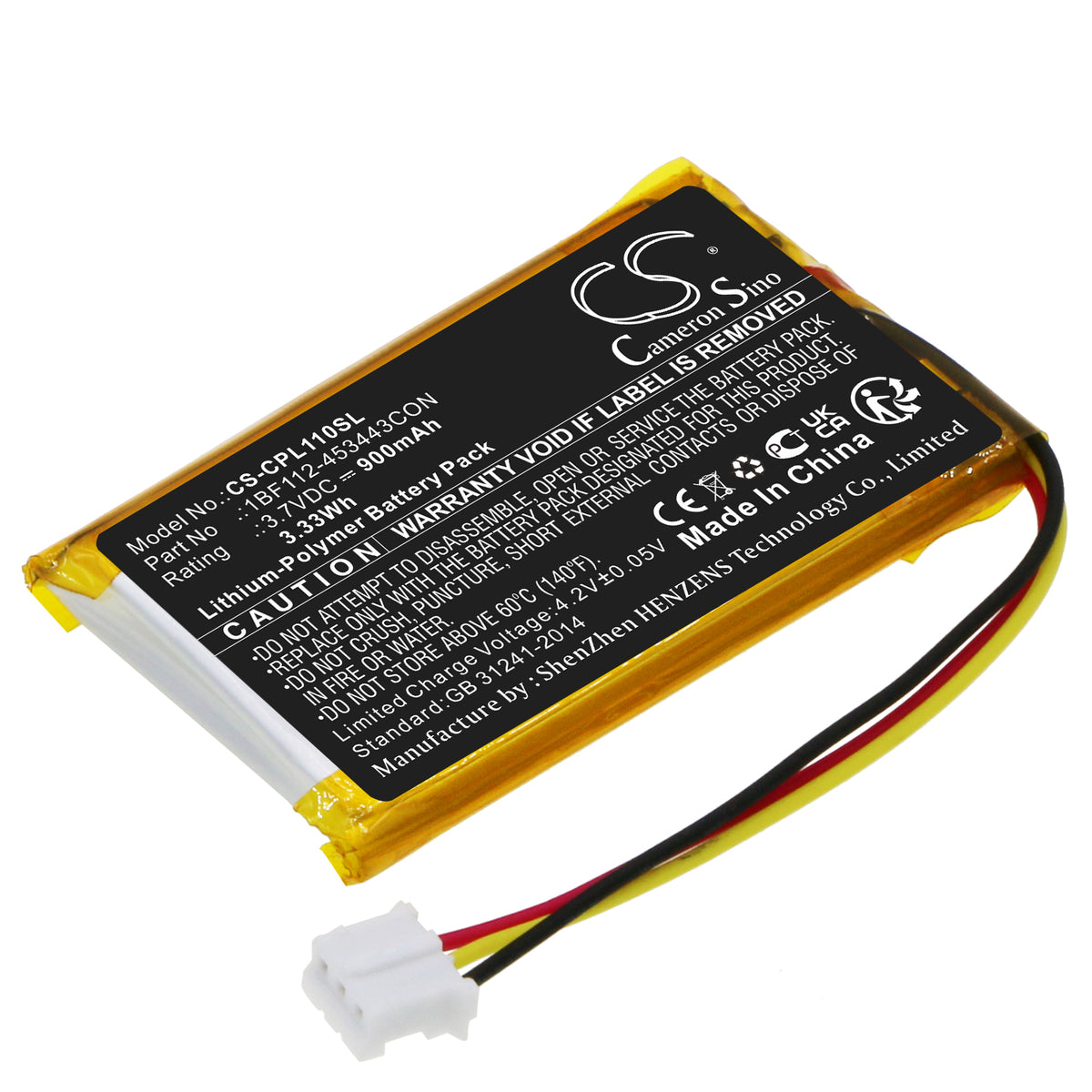 CalAmp LMU1100 LMU1200 LMU2600 LMU2630 LMU2700 LMU4200 LMU4500 LMU5000 LMU5500 GPS Replacement Battery BatteryClerkcom GPS