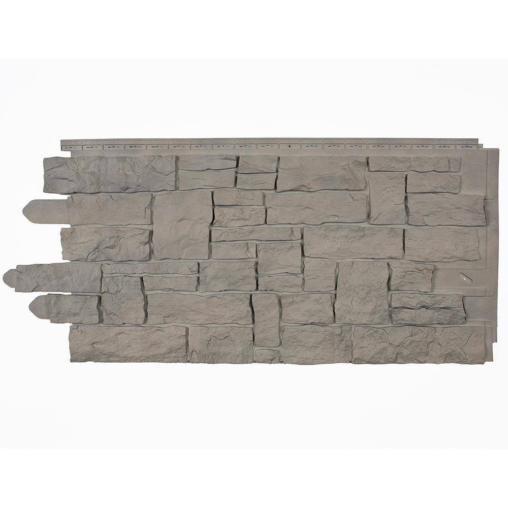 Novik NovikStone 20.3 in. x 45 in. SK Stacked Stone Siding in Aspen (10 Panels Per Box 49.3 sq. ft.) 100140001