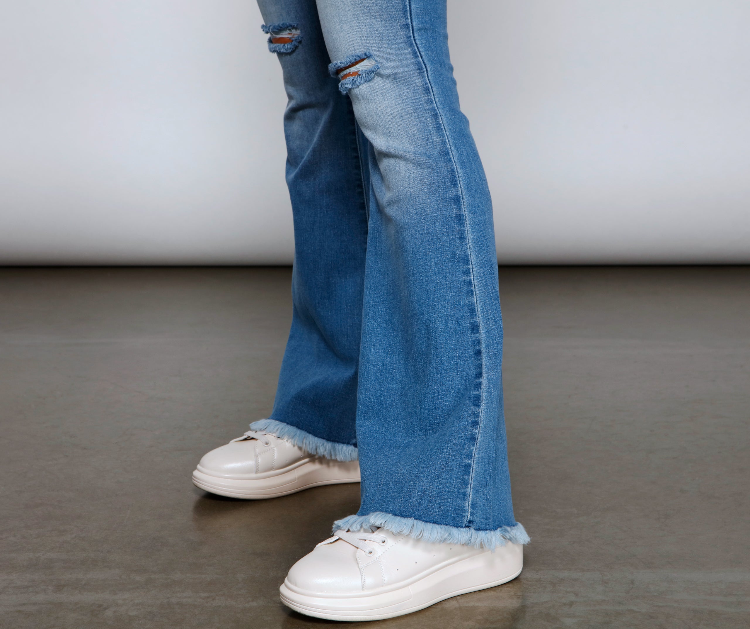 Walk It Out In Style High-Rise Flared Jeans