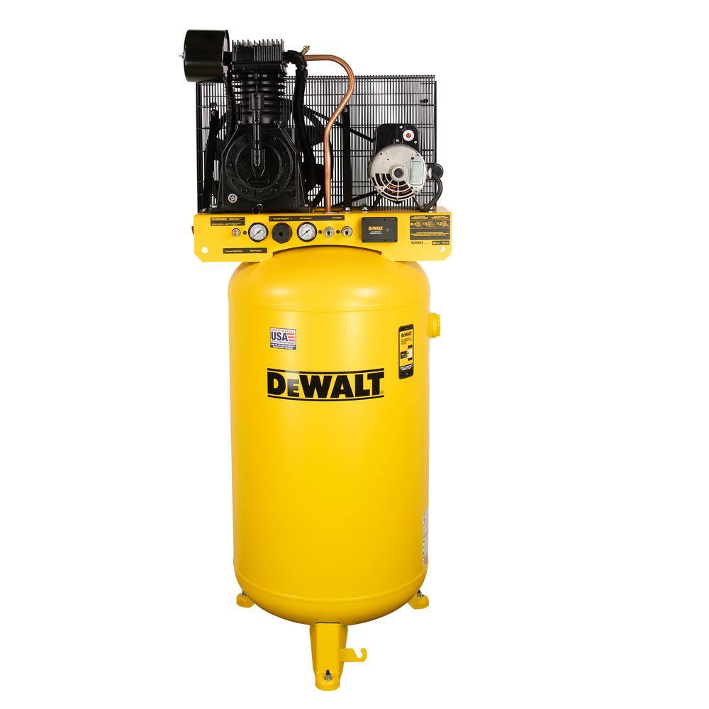 DW 80 Gal. 175 PSI Vertical Stationary Electric Air Compressor with Air Compressor Monitoring System DXCMV5048055A