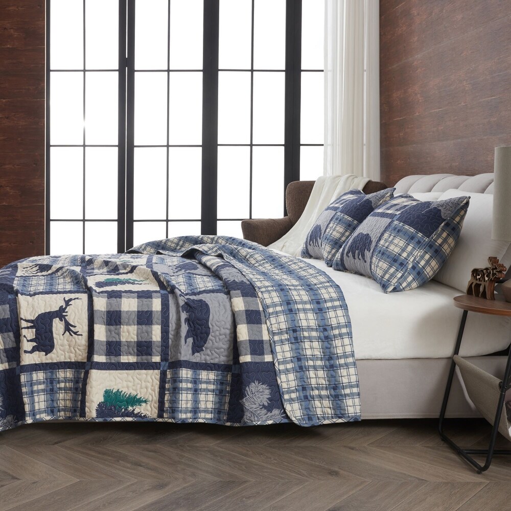 Premium Rustic Lodge  Season Quilt Set