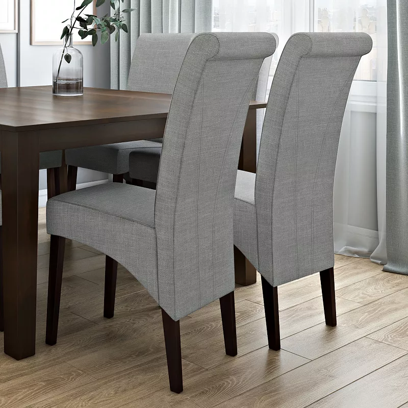 Simpli Home Avalon Deluxe Dining Chair 2-piece Set