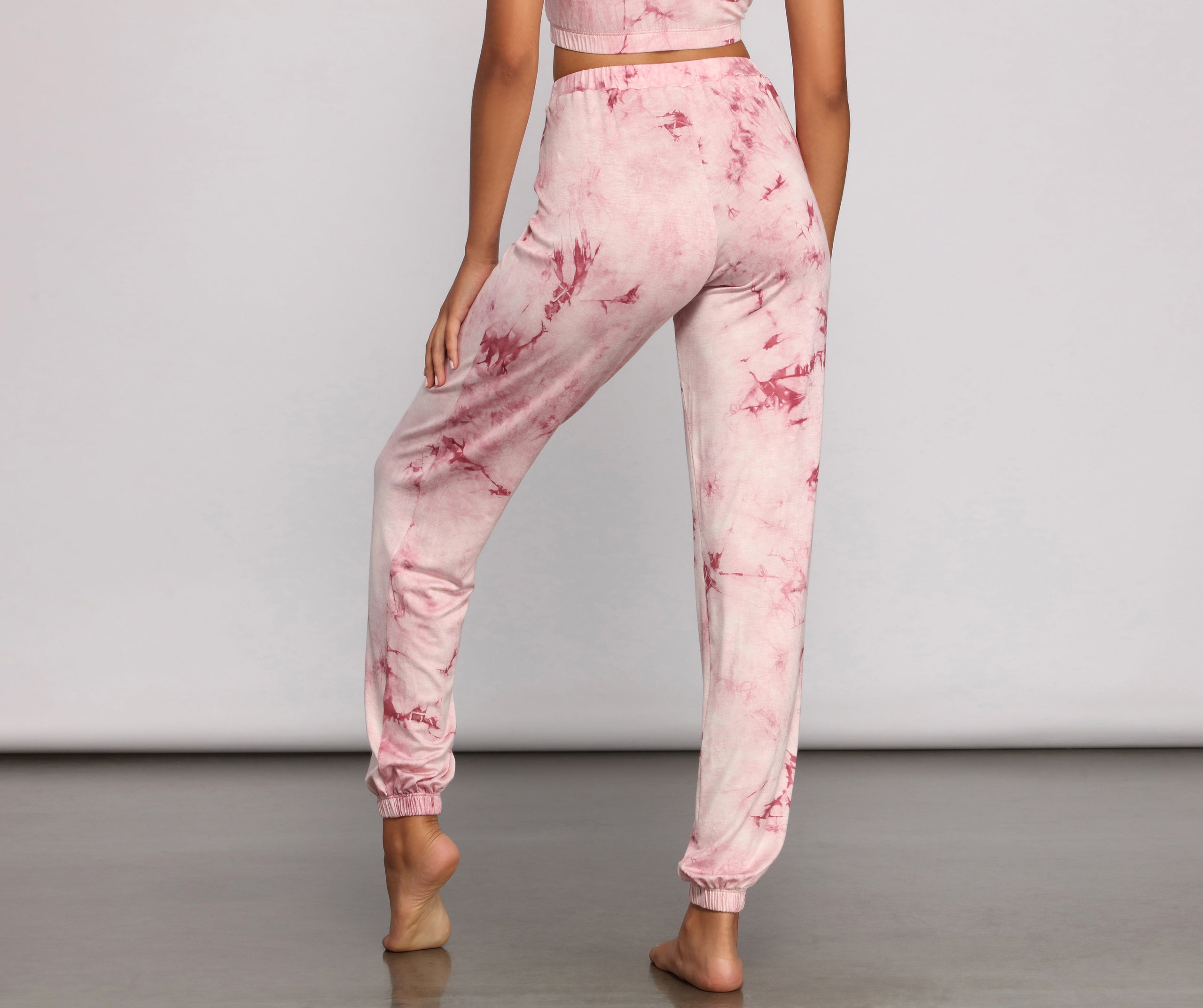 Pop Of Retro Tie Dye Pajama Joggers