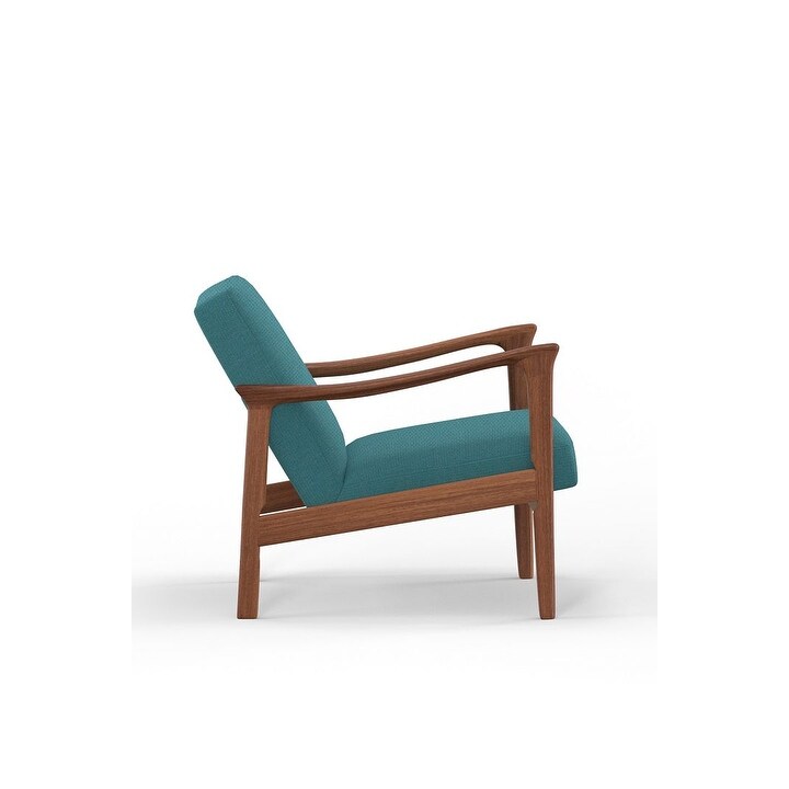 Zephyr Slate Wood Lounge Chair