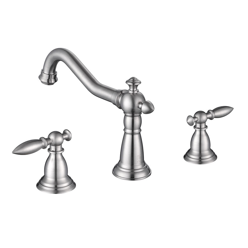 Aquaterior Widespread Faucet 3-Hole 2-Handle Cold Hot 6