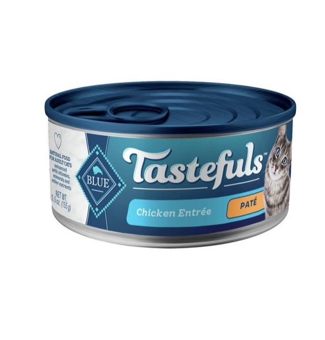 Blue Buffalo Tastefuls Adult Cat Chicken Entree Pate Wet Cat Food - 5.5oz