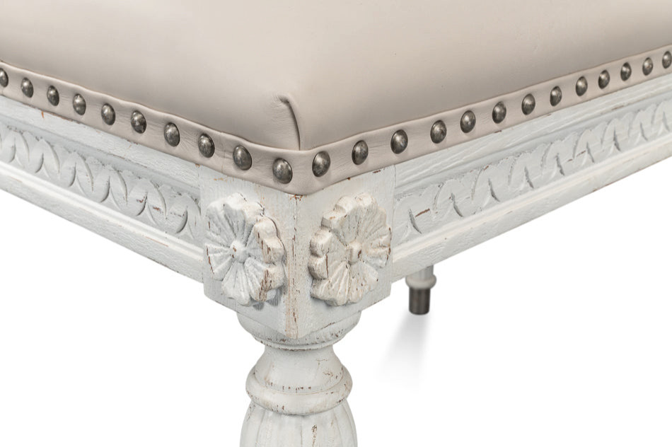 Layne Bungalow Ottoman   Traditional   Footstools And Ottomans   by Sideboards and Things  Houzz